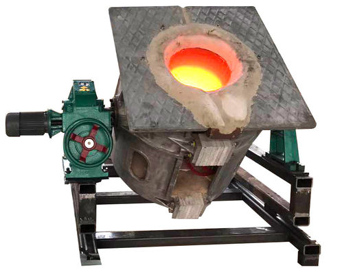 1800°C Température maximale four de fusion par induction à fréquence moyenne pour la coulée des métaux